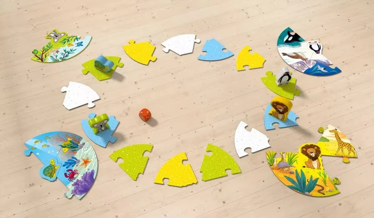 Haba Waar wonen de leeuw en zijn dierenvriendjes? - Spel 2011724002