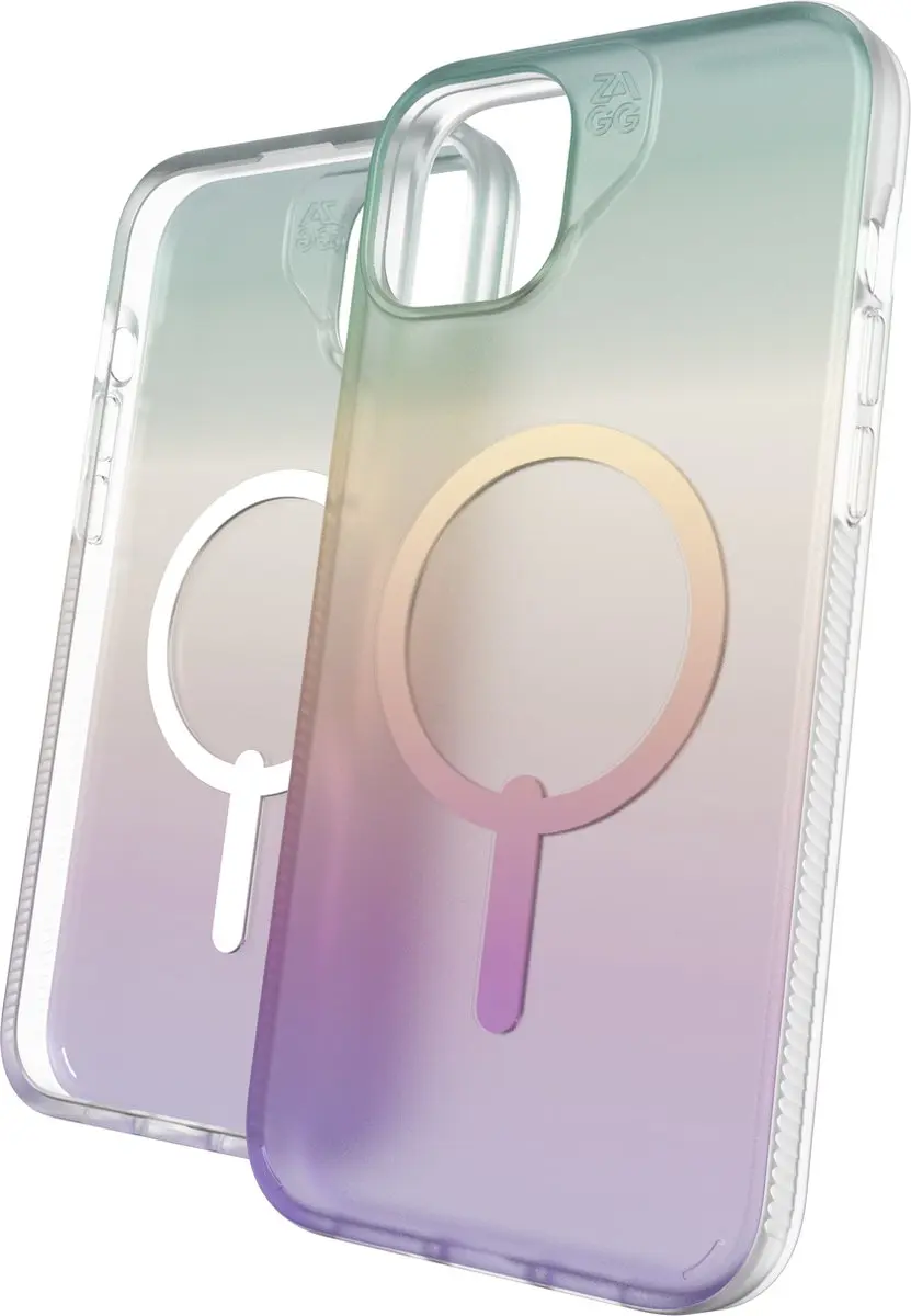 ZAGG Milan Snap Hoesje 702312657 - iPhone 15 Plus/14 Plus - MagSafe - Iridescent Roze