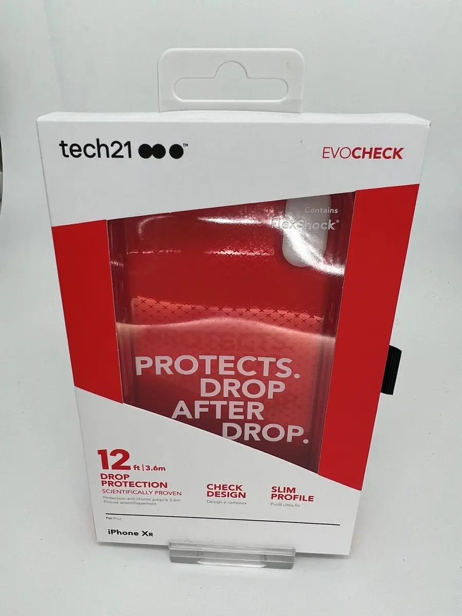 Tech21 EvoCheck Flex iPhone XR Backcover - Rood