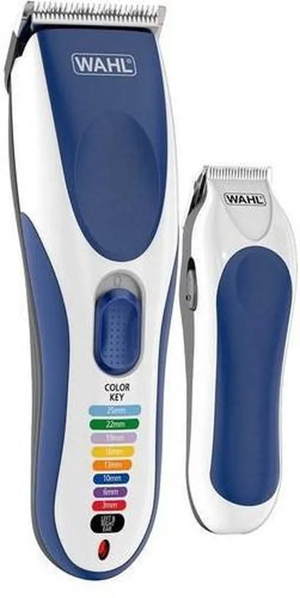 Wahl Color Pro Tondeuse 09649-916 - Wit/Blauw