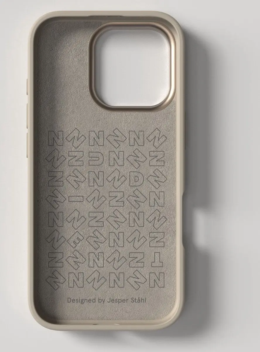 Nudient Bold MagSafe Case iPhone 16 Pro - Beige