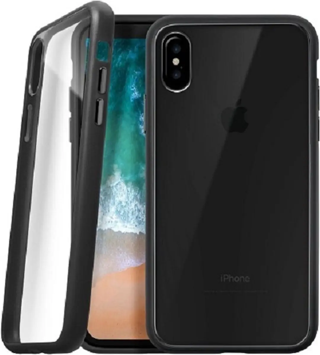 Laut Accent iPhone X/Xs Hoesje - Zwart