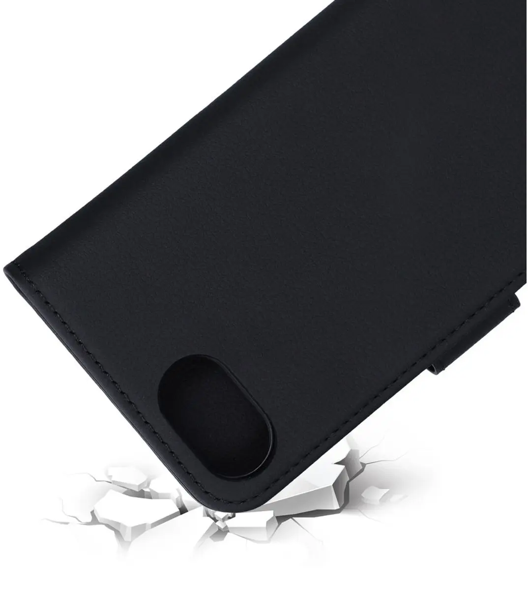 Mobiparts MagSafe Portemonnee/Boekhoesje MP-128838 - Zwart