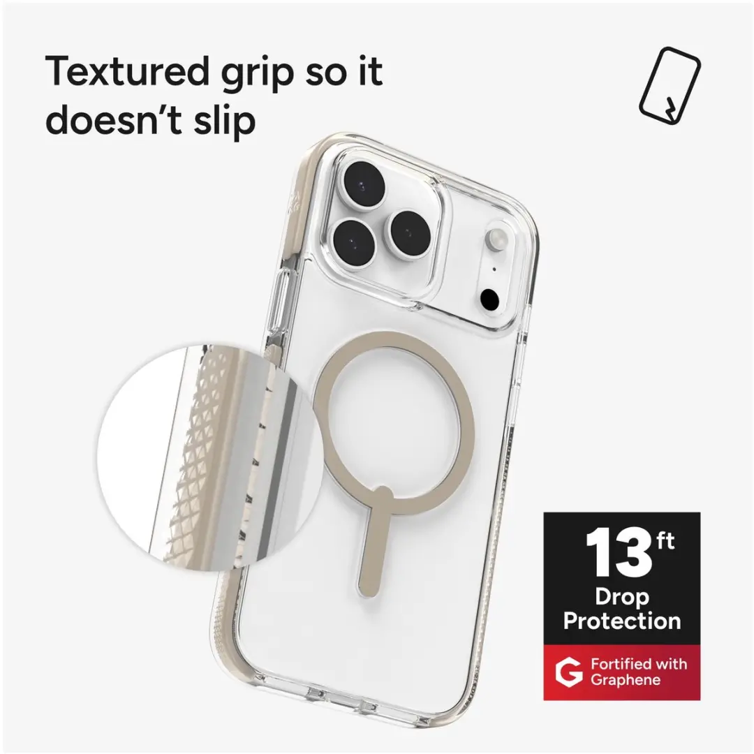 ZAGG Santa Cruz Snap Hoesje 702318939 - iPhone 17 Pro Max - Grijs
