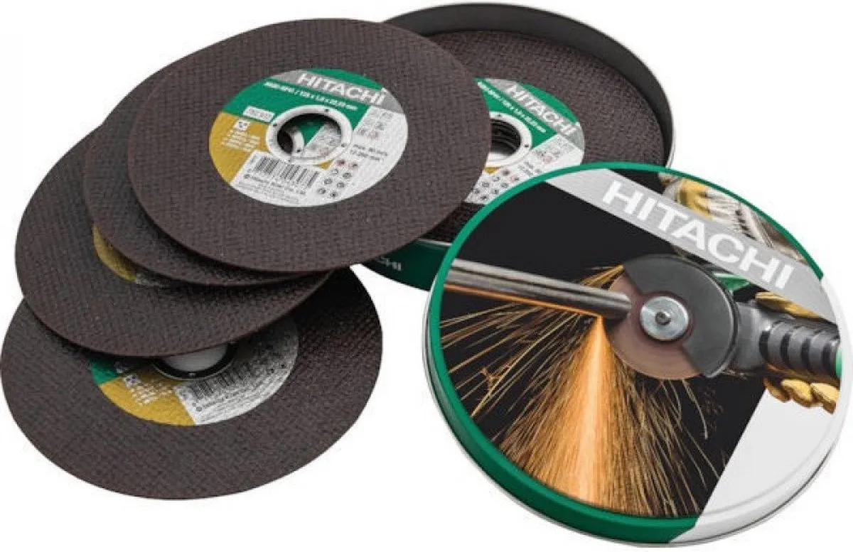 Hikoki 782304 Doorslijpschijven 125mm - RVS Metaal - 10 Stuks