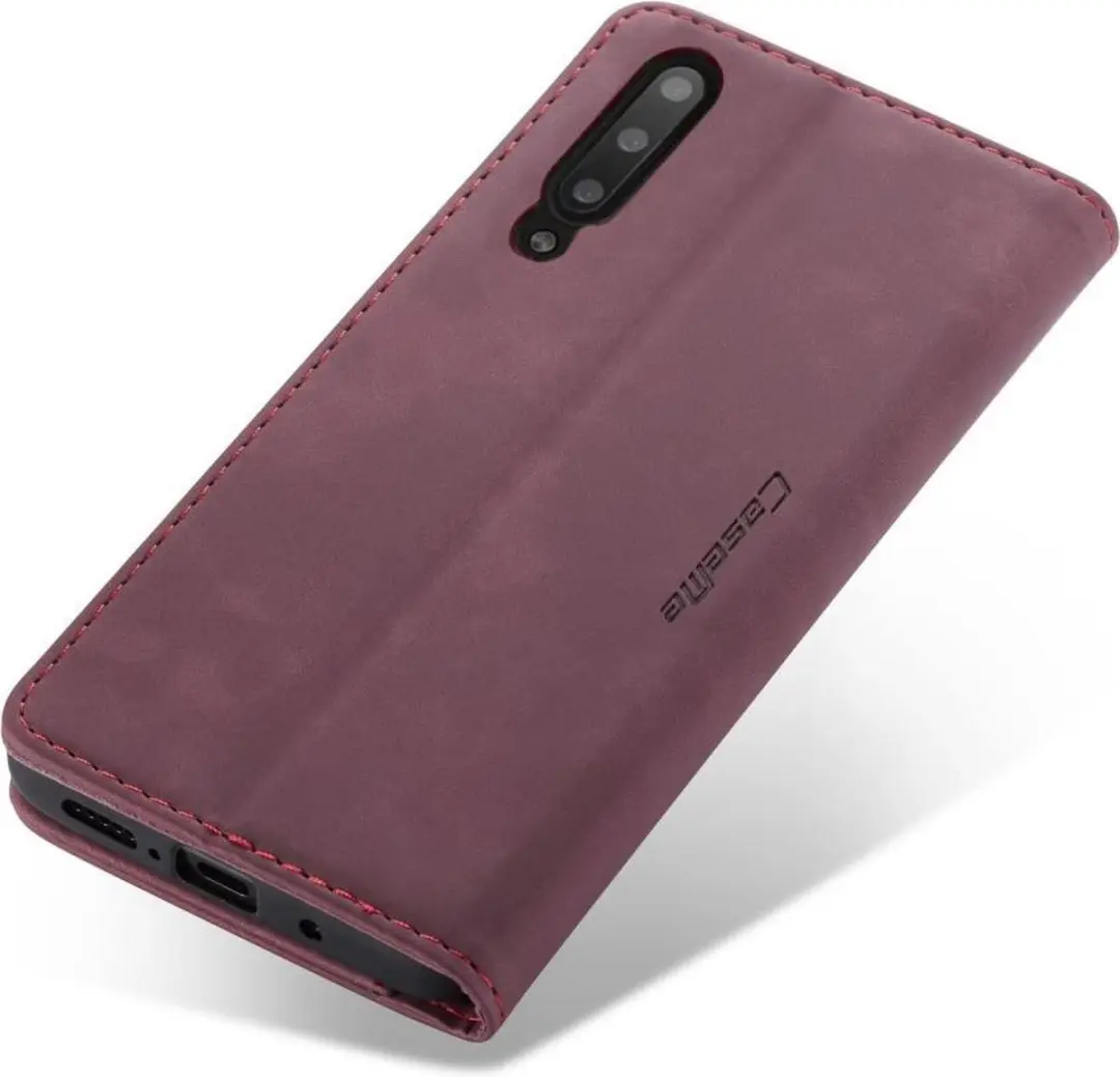 Caseme Book Case Samsung Galaxy A70 - Bordeaux - afbeelding 6 van 6