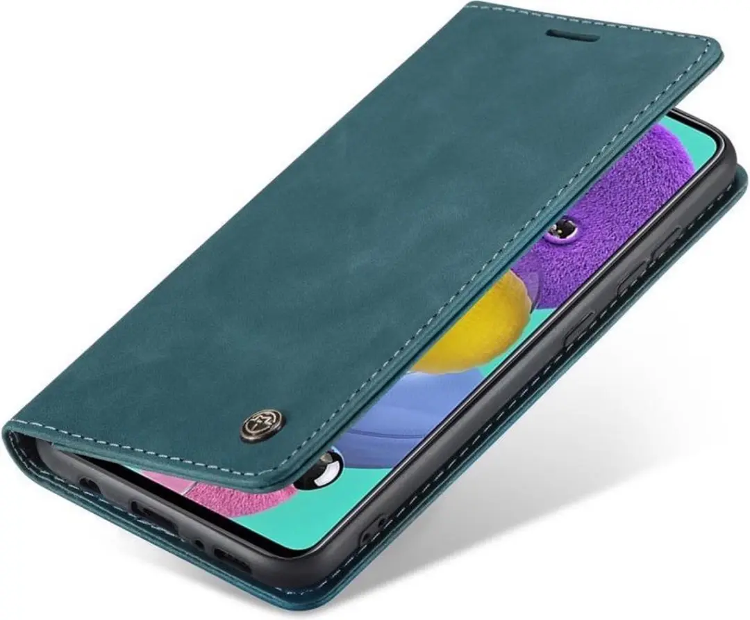 CaseMe Book Case A515F72410105 - Samsung Galaxy A51 Hoesje - Groen