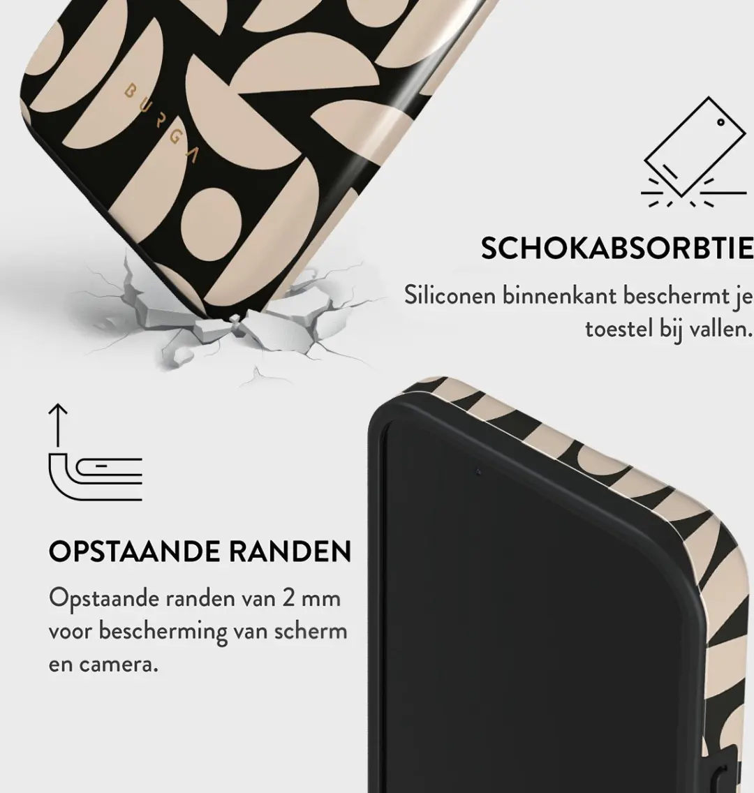 Burga Telefoonhoesje iPhone 14 Moonlight - Schokbestendig
