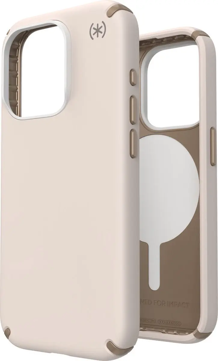Speck Presidio2 Pro 150564-3214 Hoesje iPhone 15 Pro - MagSafe - Beige/Geel