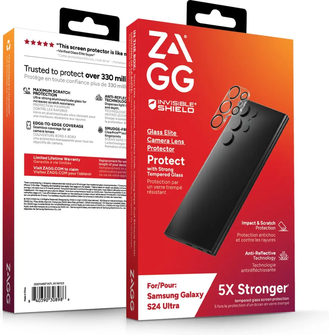 ZAGG InvisibleShield Glass Elite Samsung Galaxy S24 Ultra - Glasbeschermer
