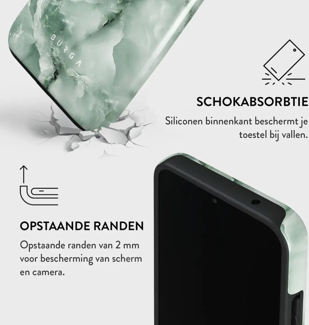 Burga Tough Case Samsung Galaxy A35 5G - Pistachio Cheesecake - afbeelding 6 van 6