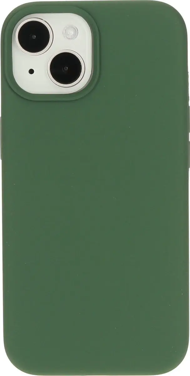 Mobiparts Hoesje iPhone 14/15 Siliconen - Groen - MP-124424
