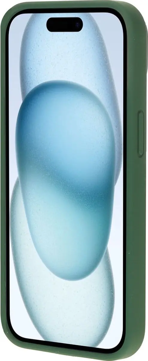 Mobiparts Hoesje iPhone 14/15 Siliconen - Groen - MP-124424