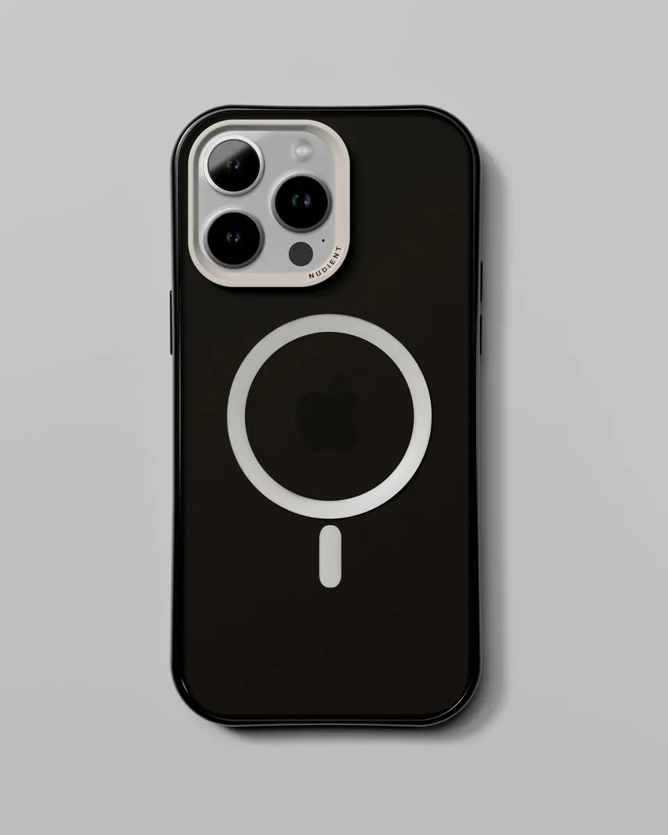 Nudient Form Case iPhone 14 Pro Max - MS - Transparant/Zwart