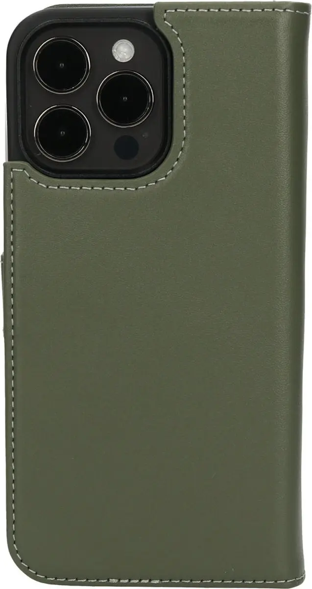 Mobiparts MP-124372 Hoesje iPhone 15 Pro Max - Wallet 2-in-1 - Groen