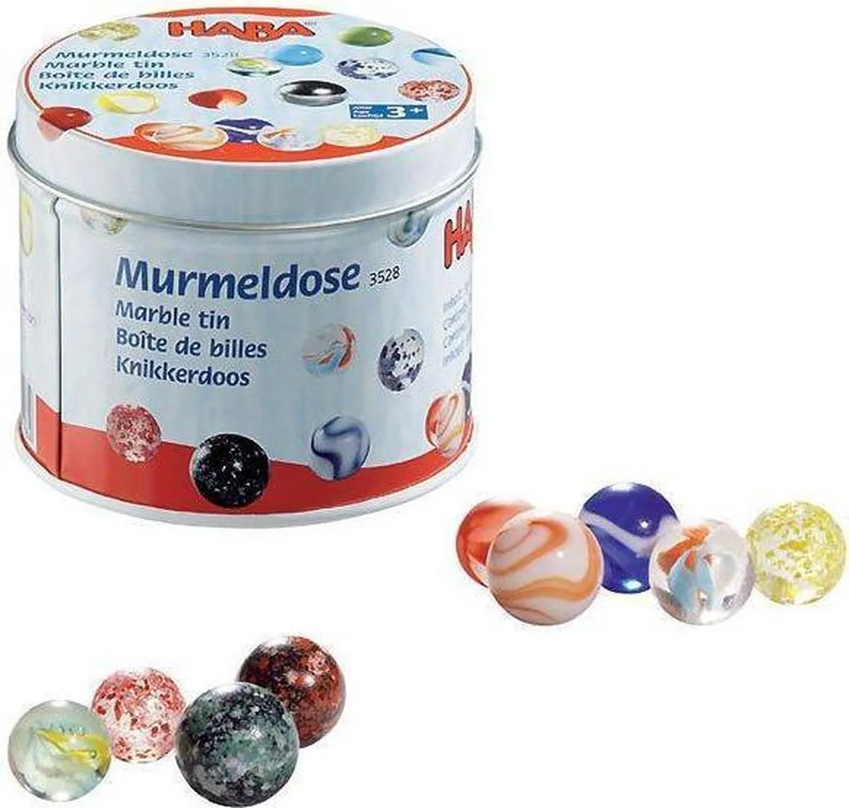 Haba Knikkers Glazen Knikkerbaanaccessoire - Multi Color - afbeelding 6 van 6