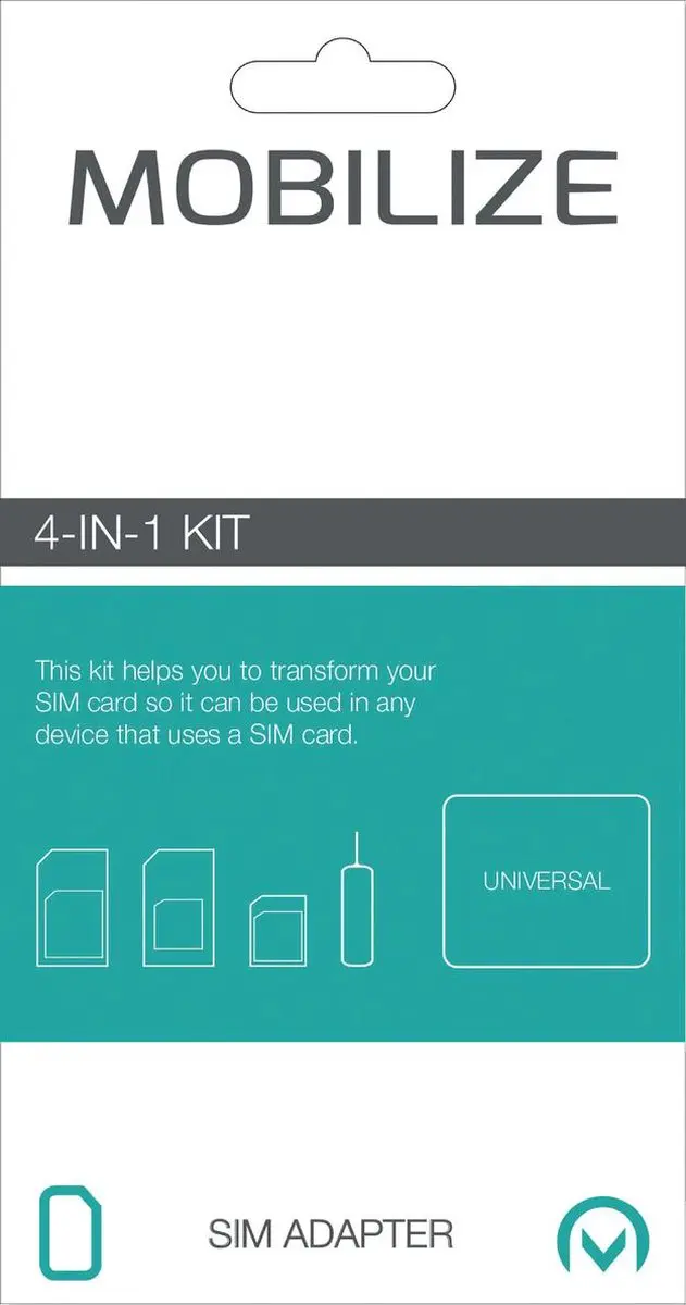 Mobilize MOB-21497 Smartphone SIM Adapter Kit - 4-in-1