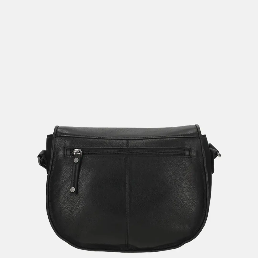 Berba Lucca Crossbody Tas - Zwart