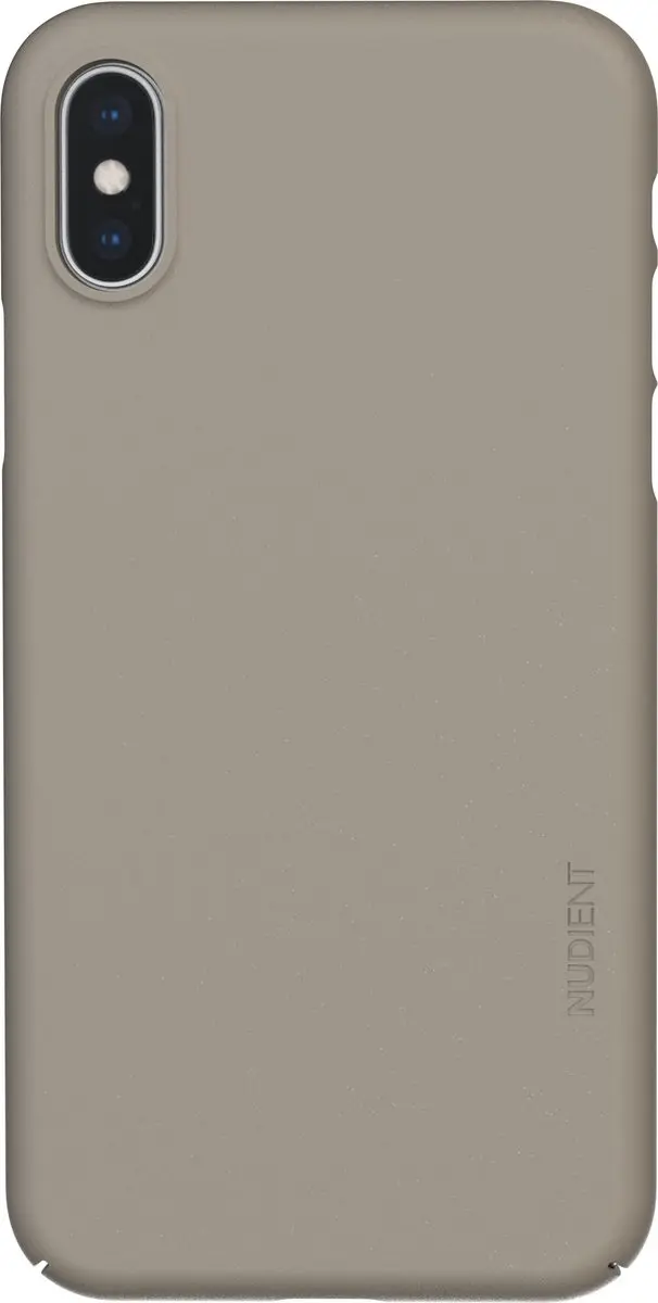 Nudient Thin Precise Case iPhone XS V3 Clay - Beige