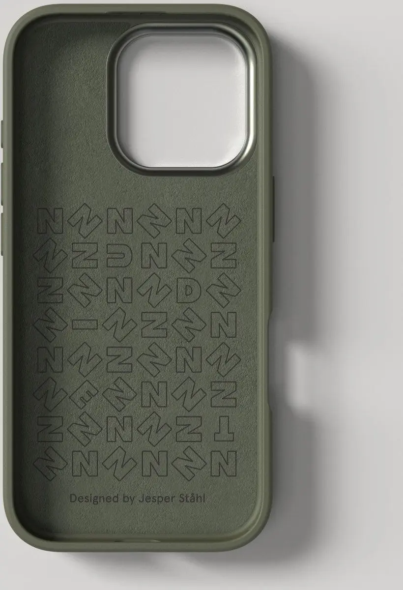 Nudient Bold MagSafe Hoesje iPhone 16 Pro - Groen