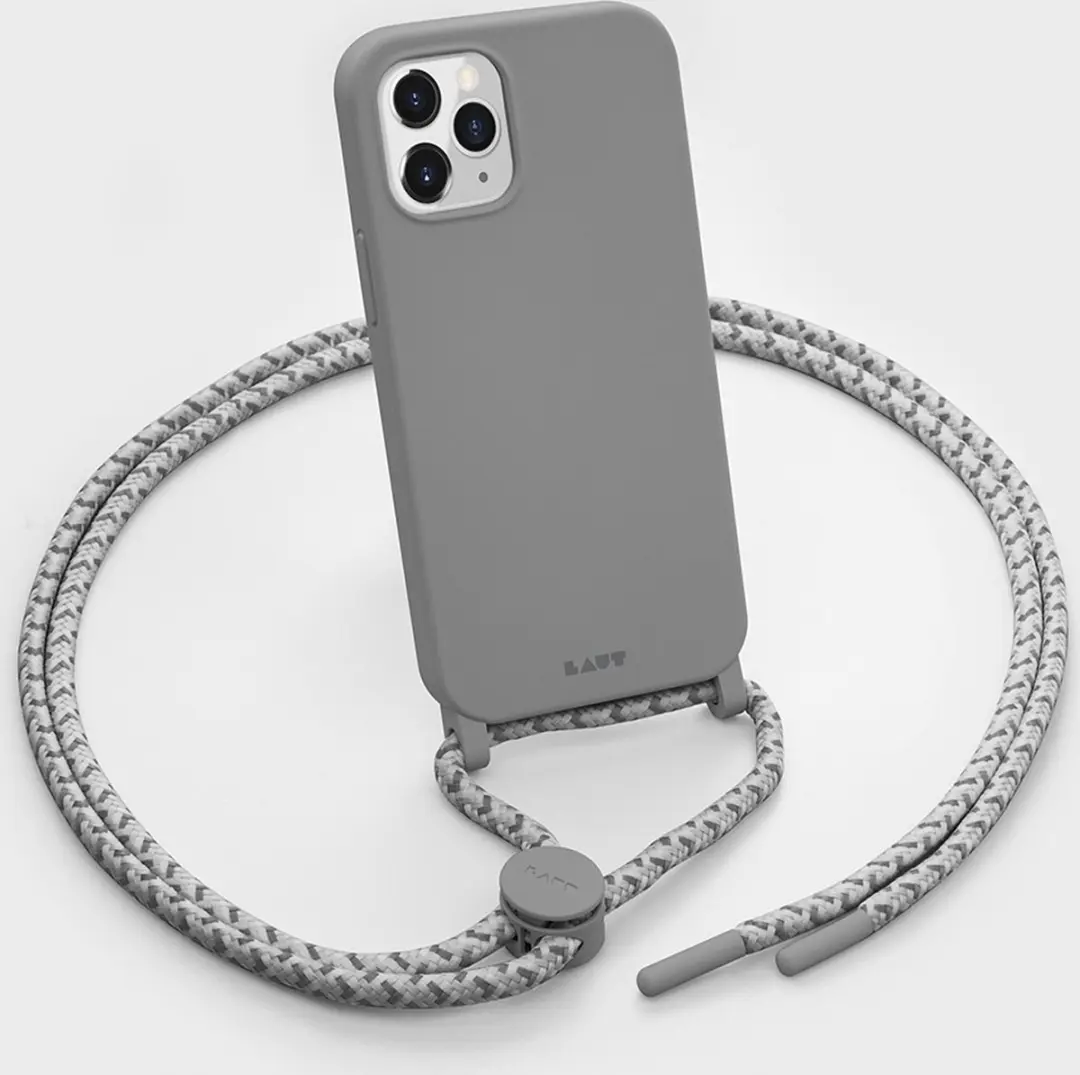 Laut Pastels Hoesje iPhone 12 Mini - Grijs