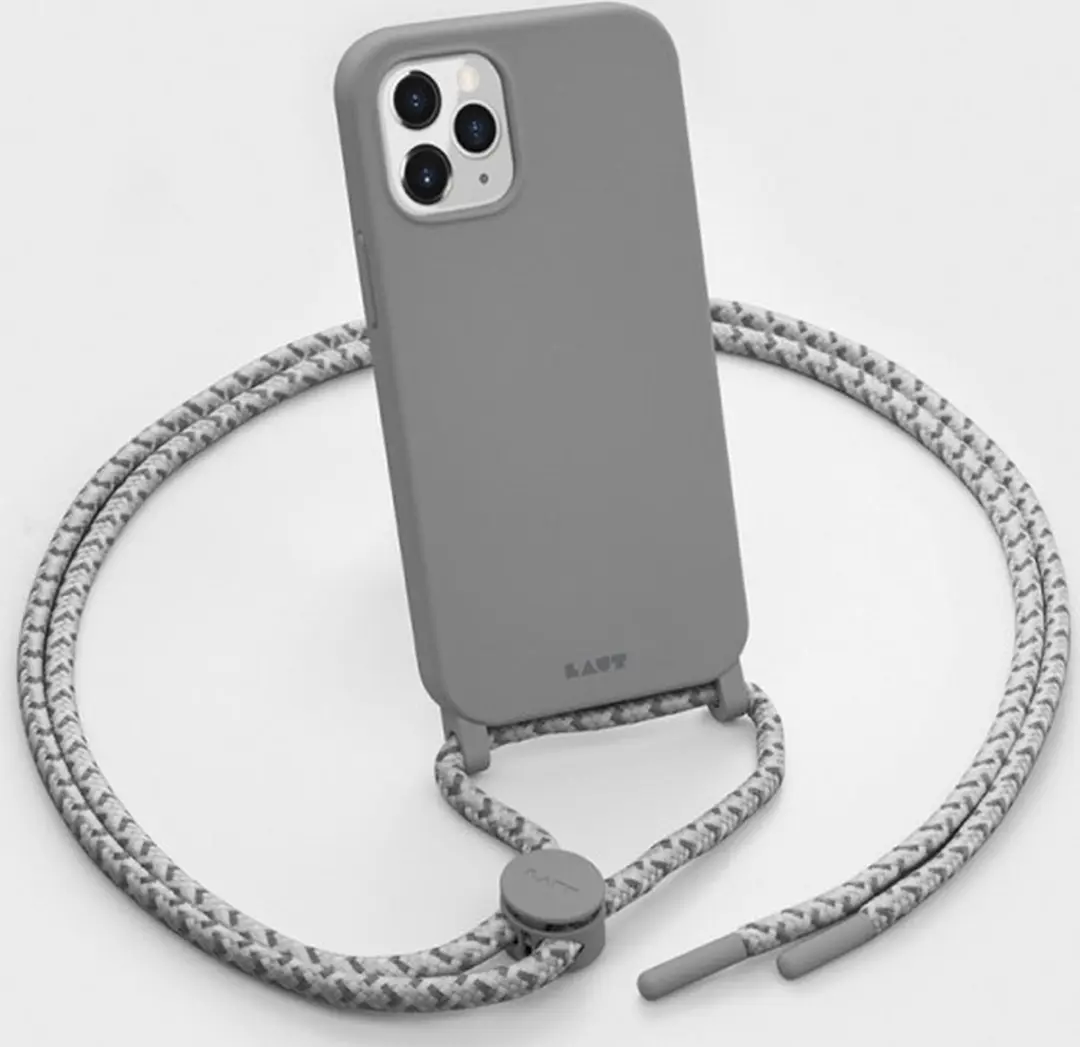 Laut Pastels Hoesje iPhone 12 Mini - Grijs