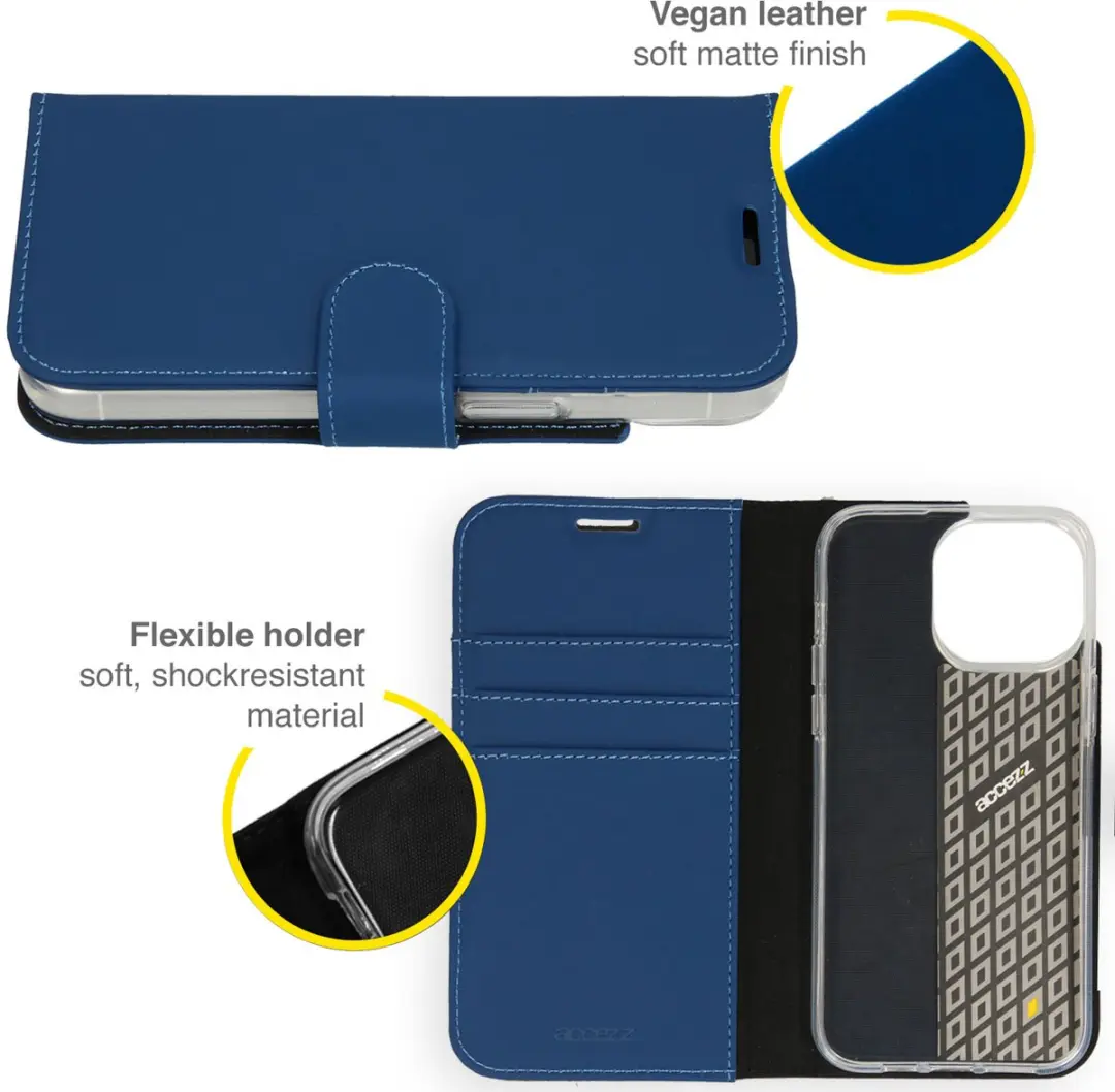Accezz Hoesje iPhone 14 Pro Max - Donkerblauw