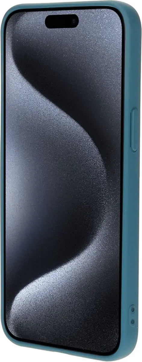 Mobiparts Hoesje iPhone 15 Pro Max Siliconen - Blauw - MP-124587