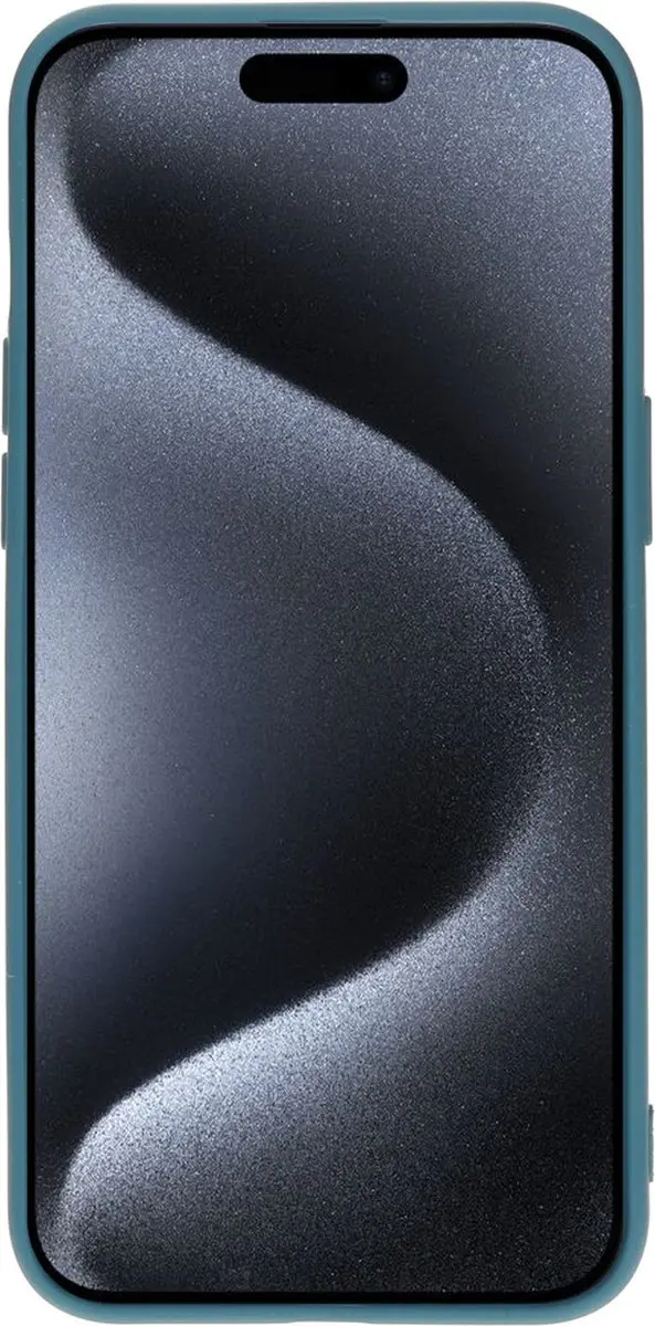 Mobiparts Hoesje iPhone 15 Pro Max Siliconen - Blauw - MP-124587