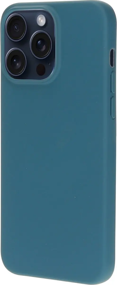Mobiparts Hoesje iPhone 15 Pro Max Siliconen - Blauw - MP-124587
