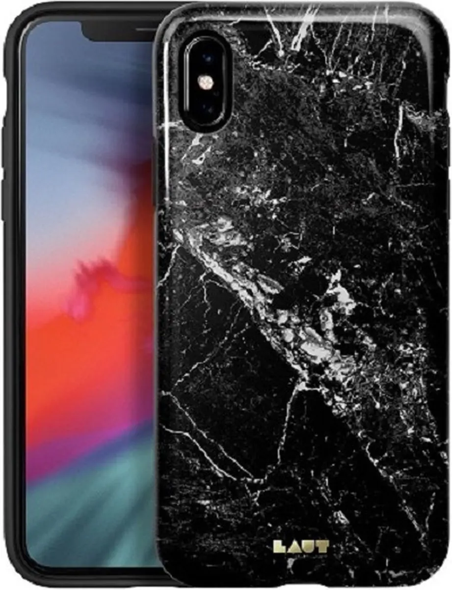 Laut Huex-E iPhone Xs Max Hoesje - Marble Black