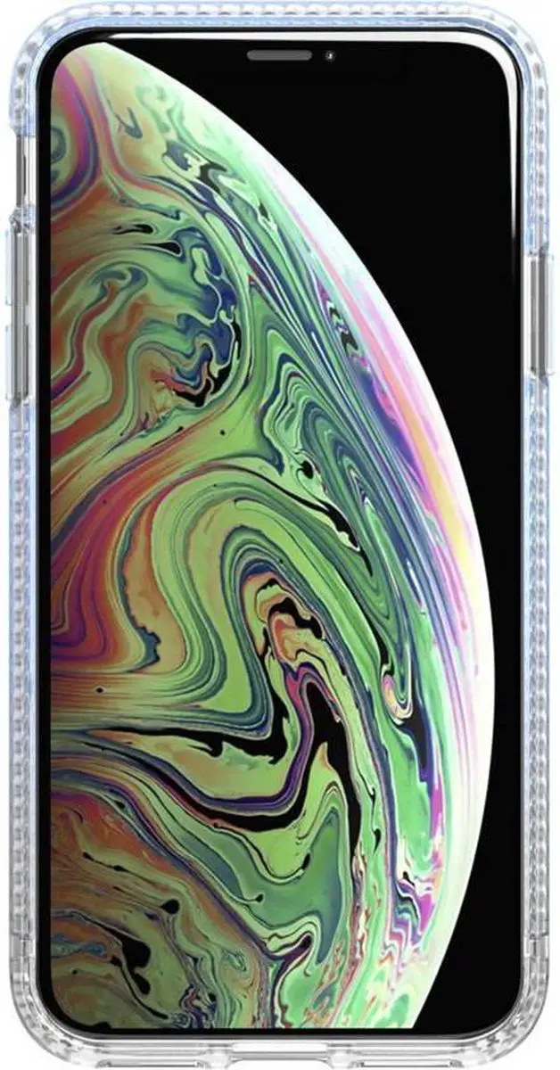 Tech21 Pure Shimmer Backcover iPhone X/Xs - Blauw T21-6586