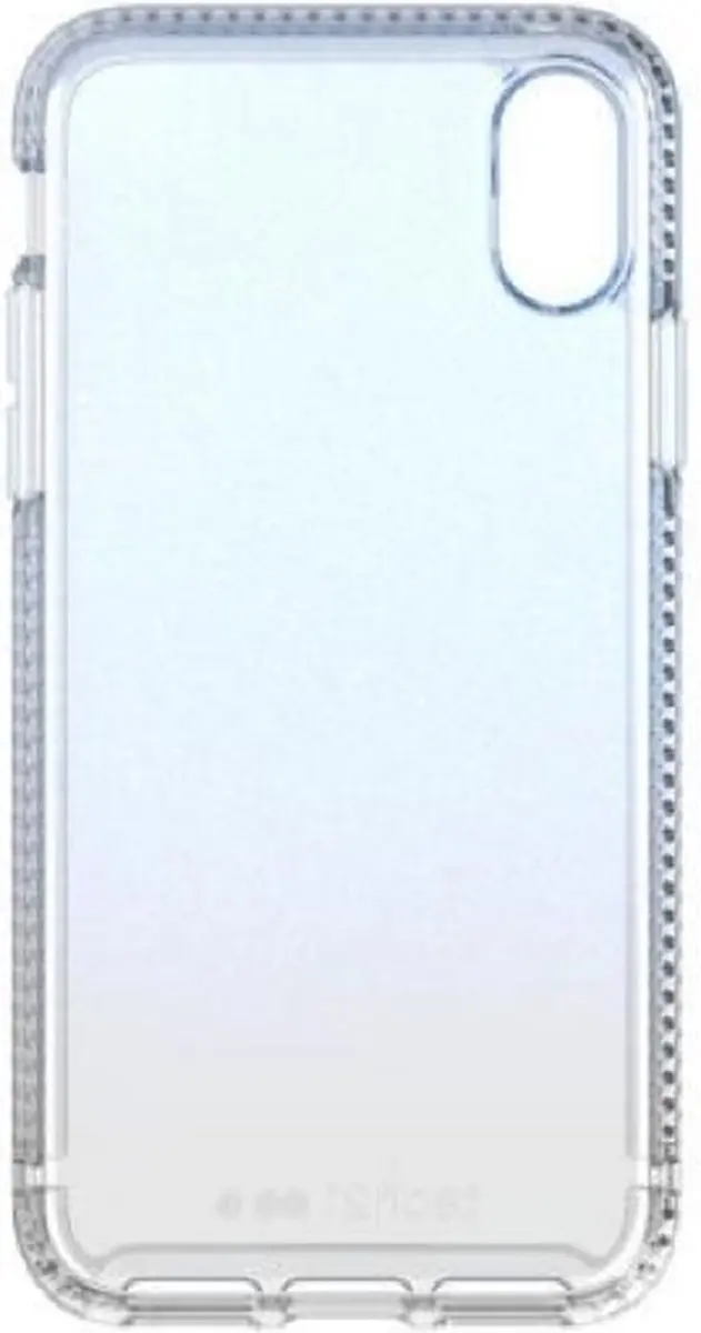 Tech21 Pure Shimmer Backcover iPhone X/Xs - Blauw T21-6586