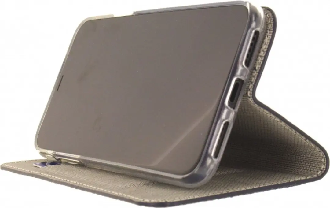 Mobilize Premium Gelly Serie Bookcase Hoesje iPhone Xs - Kunstleder Blauw - MOB-PGBCAIB-IPHX - afbeelding 6 van 6