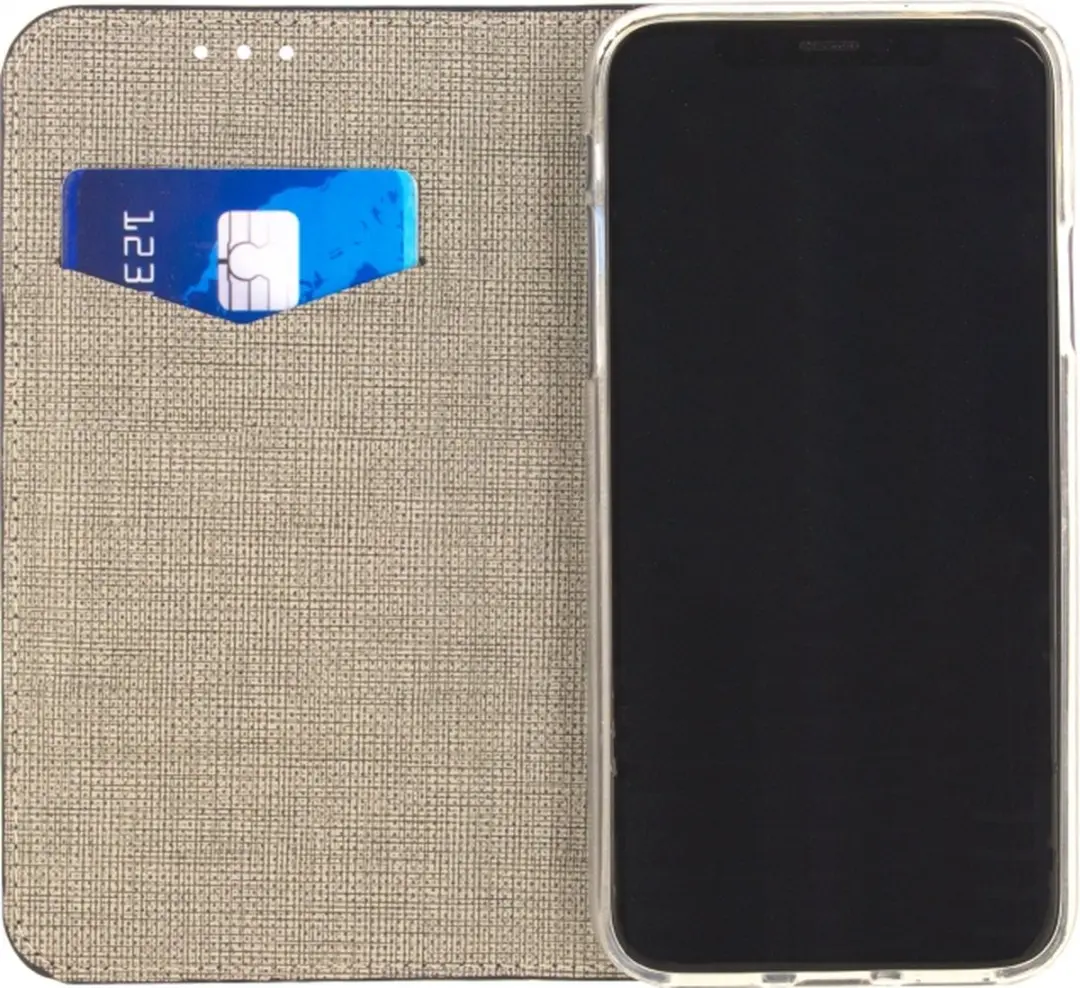 Mobilize Premium Gelly Serie Bookcase Hoesje iPhone Xs - Kunstleder Blauw - MOB-PGBCAIB-IPHX