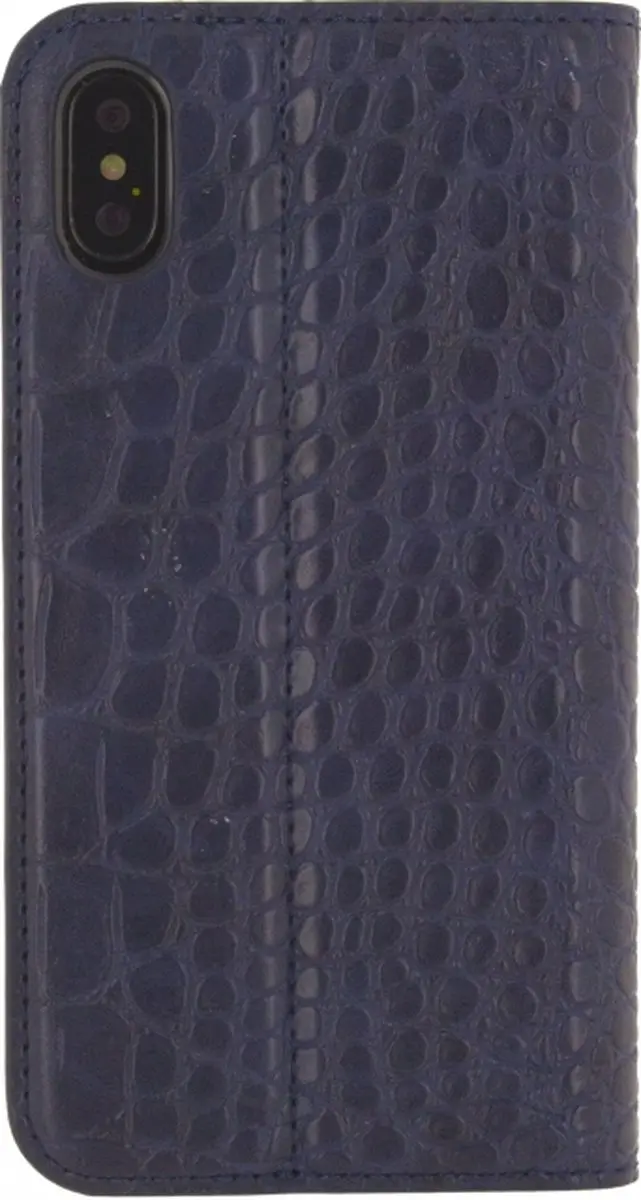 Mobilize Premium Gelly Serie Bookcase Hoesje iPhone Xs - Kunstleder Blauw - MOB-PGBCAIB-IPHX