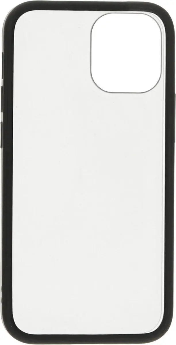 Mobiparts MP-108506 Hoesje iPhone 12 Mini - Hardcover - Zwart/Grijs