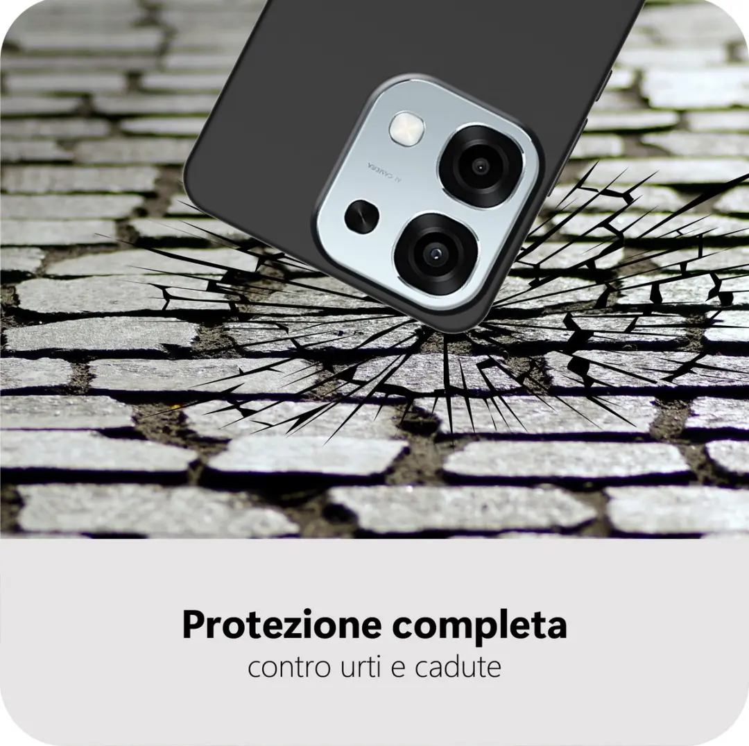 Just in Case Oppo A6 Pro Siliconen Hoesje MOO2844KL1 - Zwart - afbeelding 6 van 6