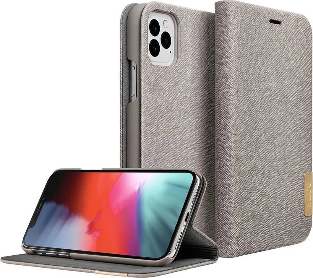 Laut iPhone 11 Pro Hoesje Book Case Grijs - 2 Pasjes - afbeelding 6 van 6