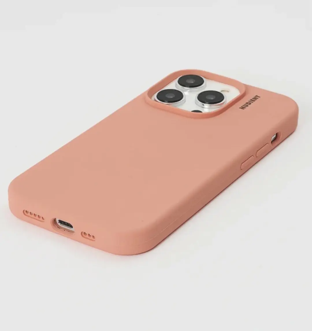 Nudient Base Case iPhone 14 Pro - Oranje