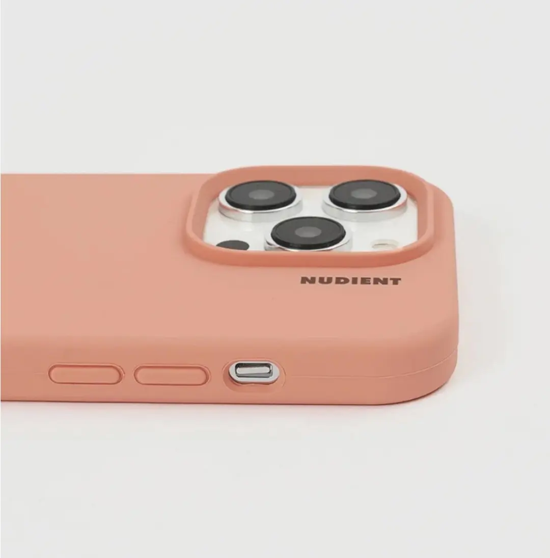 Nudient Base Case iPhone 14 Pro - Oranje