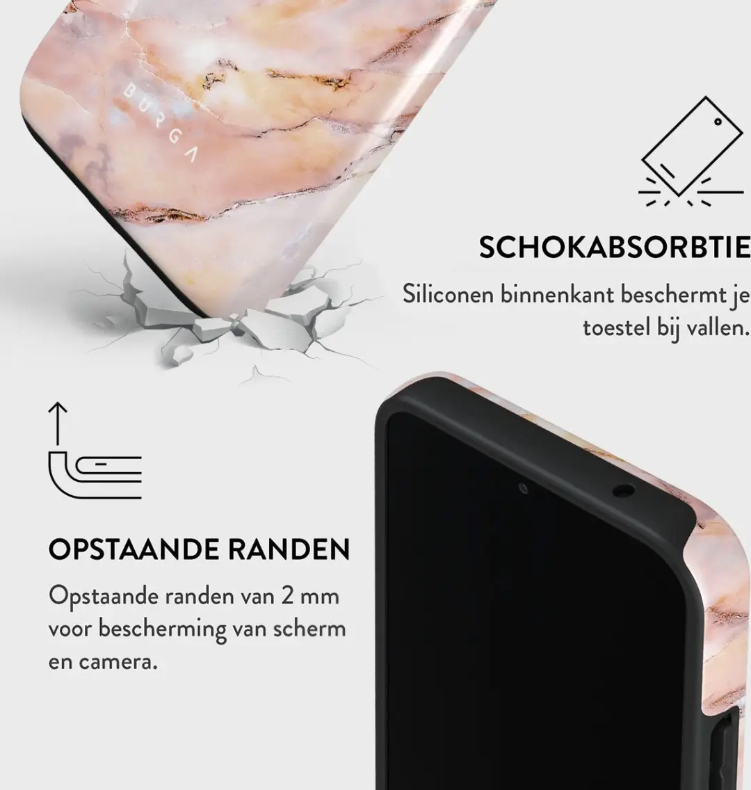 Burga Tough Case Samsung Galaxy A35 - Meerkleurig - afbeelding 6 van 6