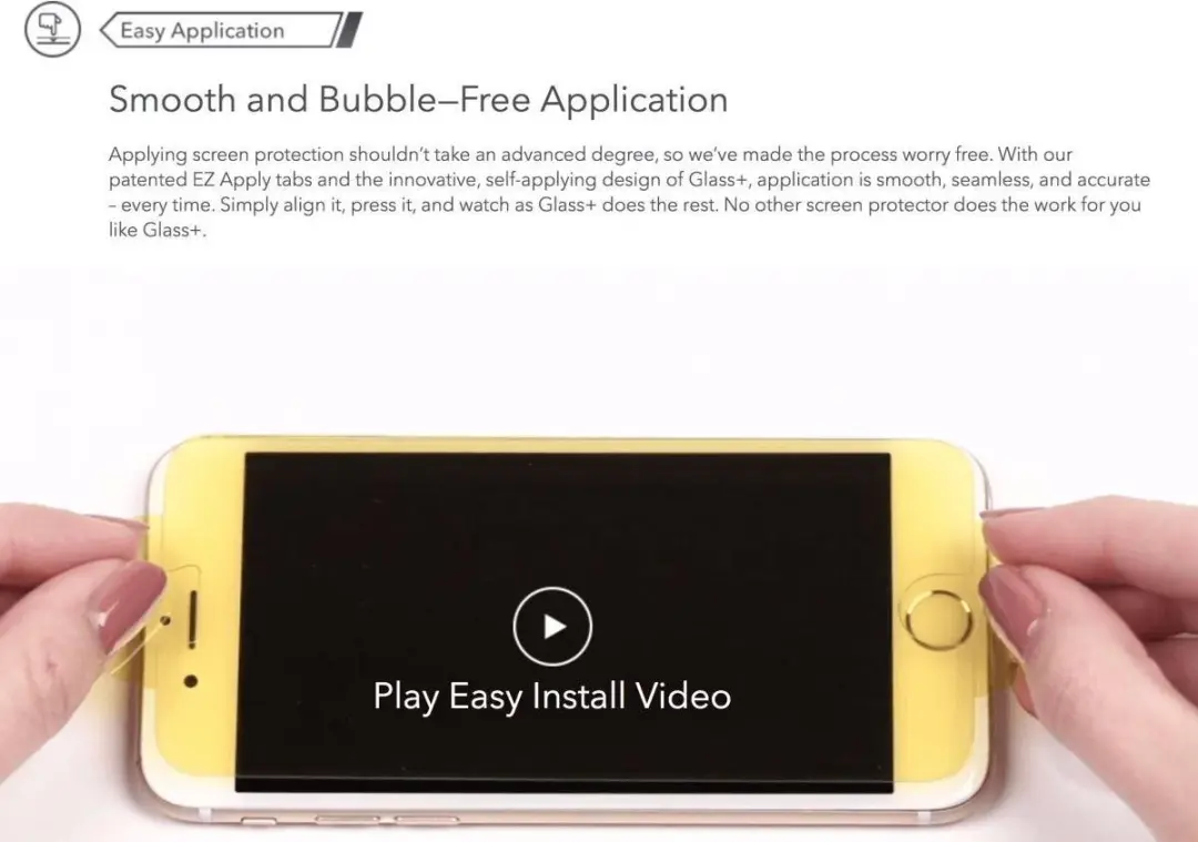 ZAGG InvisibleShield Privacy Glas iPhone 6/6S Screenprotector
