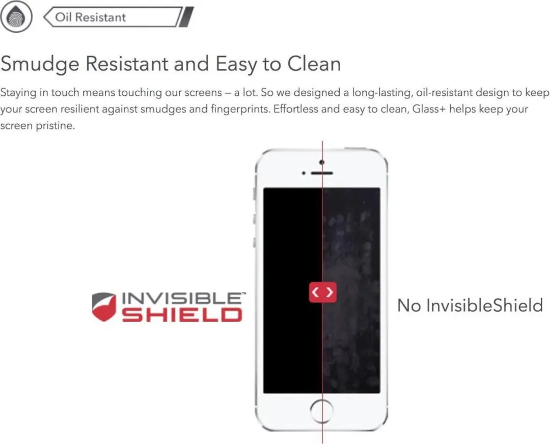 ZAGG InvisibleShield Privacy Glas iPhone 6/6S Screenprotector