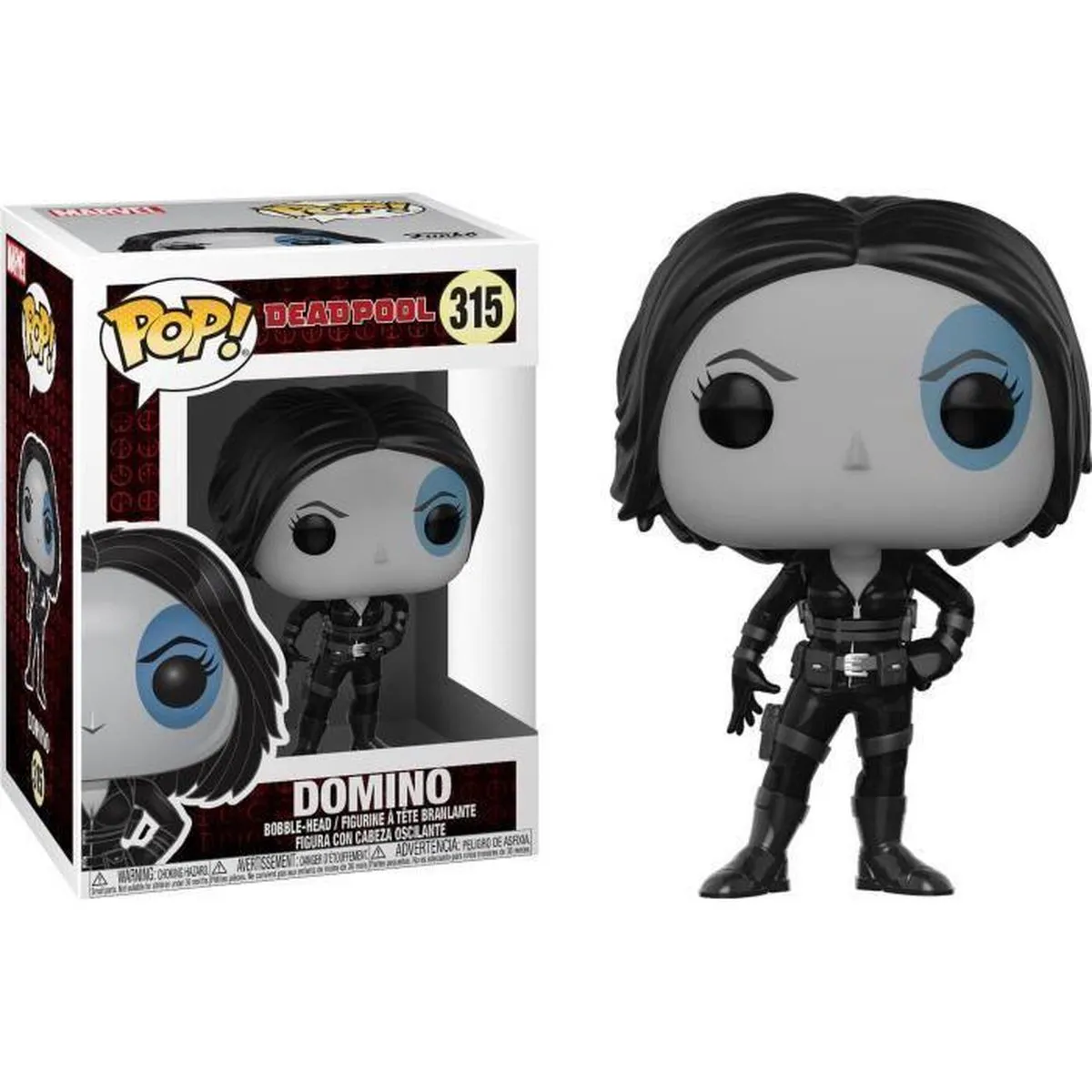 Funko Pop! Deadpool Domino #315 Verzamelfiguur - Multi - afbeelding 6 van 6