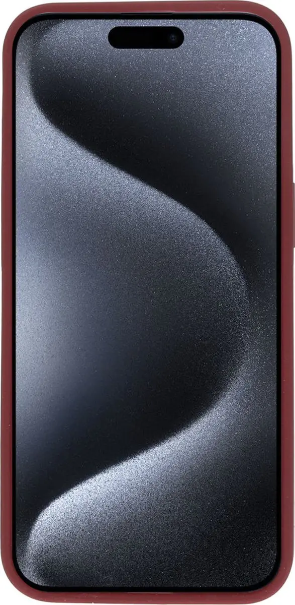 Mobiparts MP-124548 Hoesje iPhone 15 Pro Max - Siliconen - Paars/Rood
