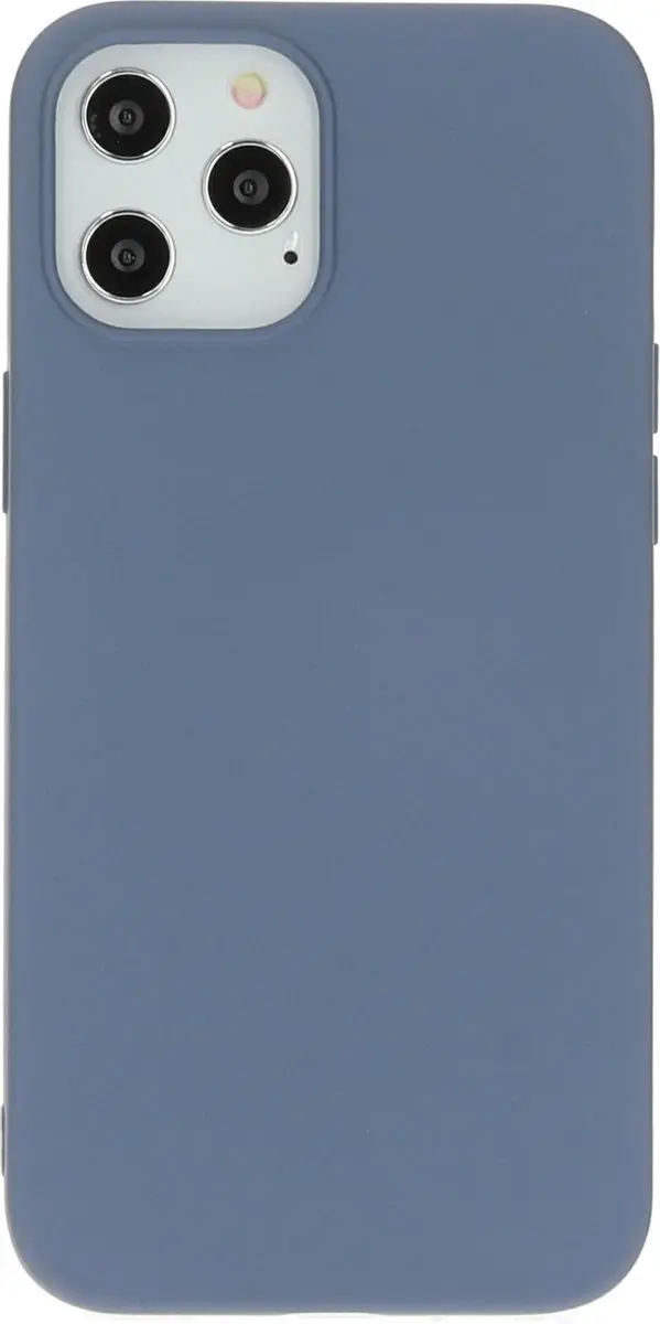 Mobiparts MP-108545 Hoesje iPhone 12 Pro Max - Siliconen Grijs