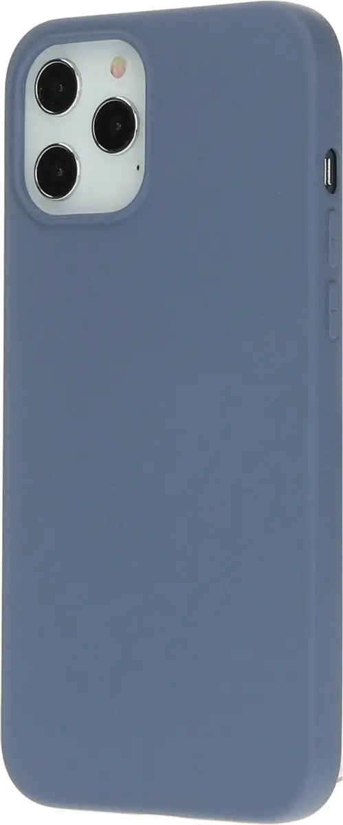 Mobiparts MP-108545 Hoesje iPhone 12 Pro Max - Siliconen Grijs