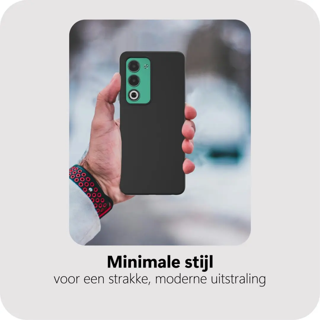 Just in Case Oppo A5 Hoesje Siliconen MOO2784KL1 - Zwart