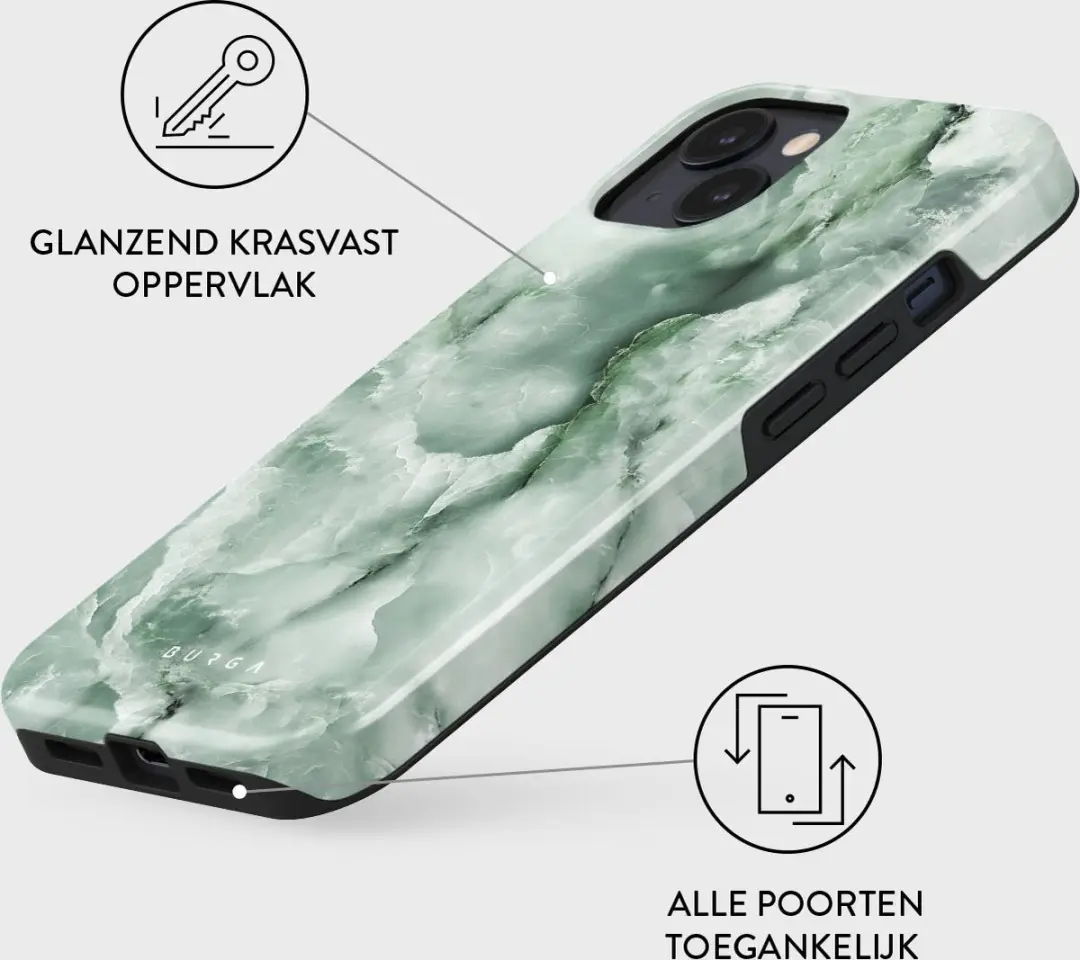 Burga Telefoonhoesje iPhone 14 Plus Pistachio Cheesecake WM_10_IP14PL_TH